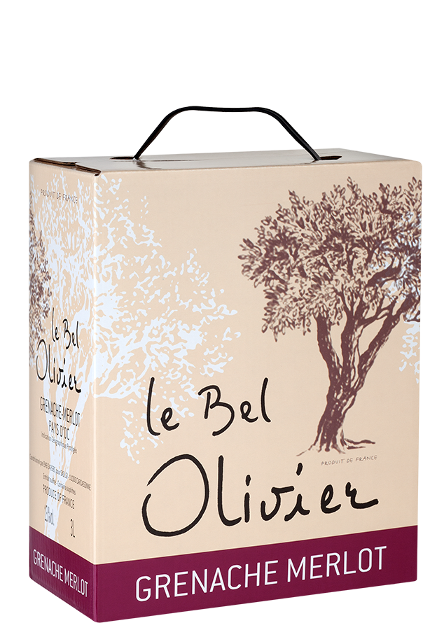 Le Bel Olivier Grenache & Merlot Bag-in-Box - 3,0 L 2022