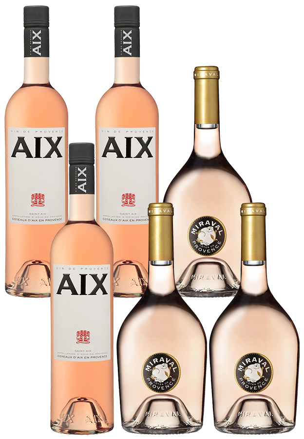 6er-Paket Spitzen-Rosé 