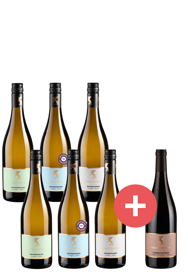 6er-Winzerpaket Düringer + GRATIS Cabernet Sauvignon 