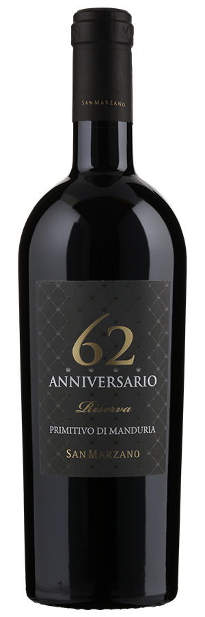 Anniversario 62 Primitivo di Manduria Riserva 2018