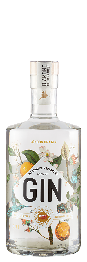 REWE Feine Welt London Dry Gin Diamond of Marrakesh - 0,7L 