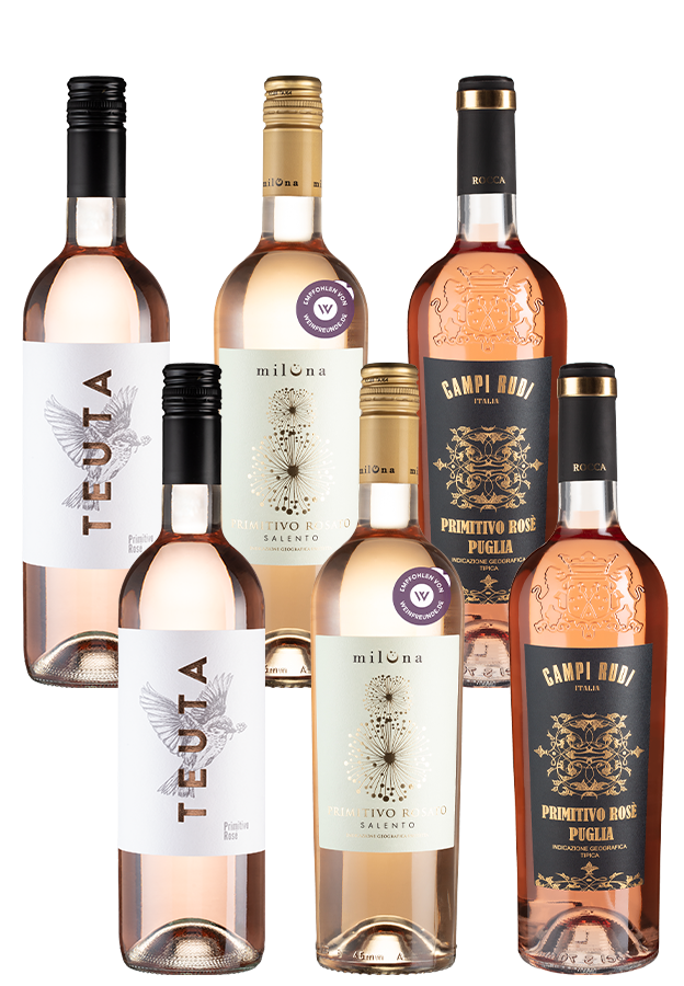 6er-Paket Primitivo Rosé 