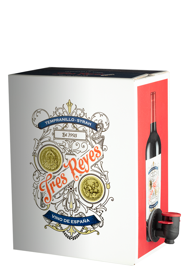 Tres Reyes Tempranillo-Syrah Bag-in-Box - 3,0 L 2020